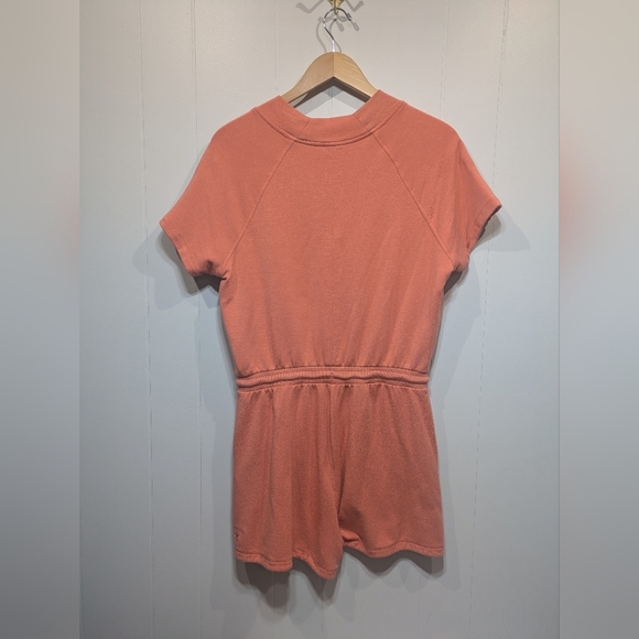 Athleta Balance Romper In Peach Orange Size Medium Soft Lightweight - Picture 4 of 8